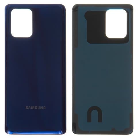 Задняя крышка Samsung SM-G770 Galaxy S10 Lite, синяя, Prism Blue, Original (PRC) | корпус, панель аккумулятора, АКБ, батареи