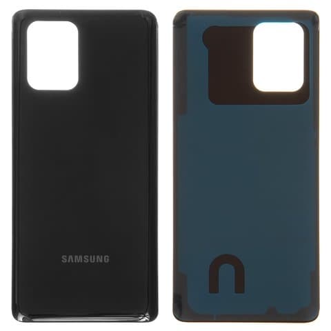 Задняя крышка Samsung SM-G770 Galaxy S10 Lite, черная, Prism Black, Original (PRC) | корпус, панель аккумулятора, АКБ, батареи