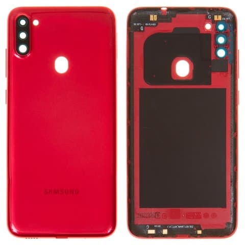 Задняя крышка Samsung SM-A115 Galaxy A11, красная, Original (PRC) | корпус, панель аккумулятора, АКБ, батареи