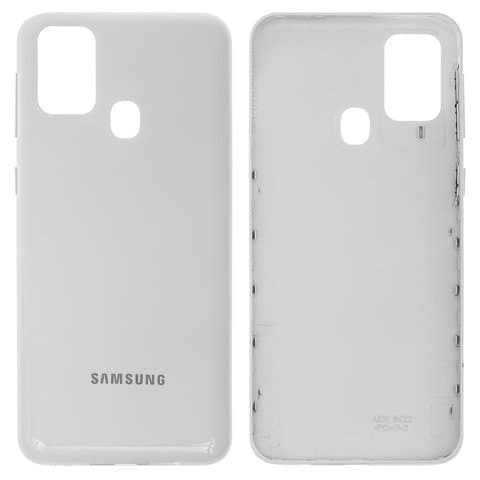Задняя крышка Samsung SM-M307 Galaxy M30s, белая, Pearl White, Original (PRC) | корпус, панель аккумулятора, АКБ, батареи