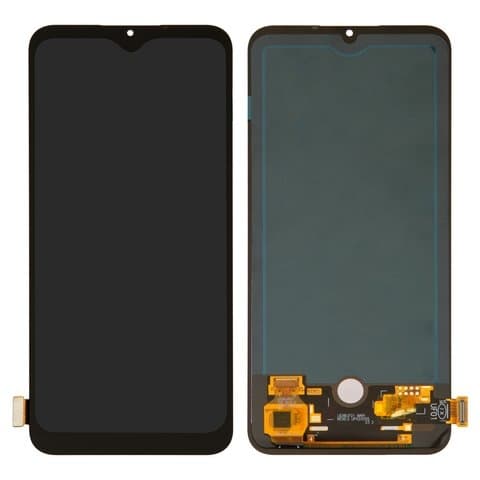 Дисплей Xiaomi Mi 10 Lite, M2002J9G, M2002J9S, XIG01, чорний | з тачскріном | High Copy, OLED | дисплейный модуль, экран