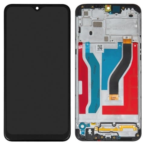 Дисплей Samsung SM-A107 Galaxy A10s, черный | с тачскрином | с передней панелью | Original (Сервис-Центр), GH81-17482A | дисплейный модуль, экран