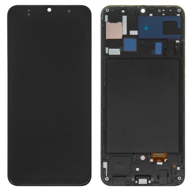Дисплей Samsung SM-A305 Galaxy A30, черный | с тачскрином | с передней панелью | High Copy, OLED | дисплейный модуль, экран