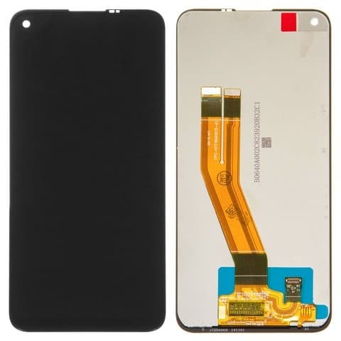 Дисплей Samsung SM-A115 Galaxy A11, SM-M115 Galaxy M11, черный | с тачскрином | Original (реновация) | дисплейный модуль, экран, монитор