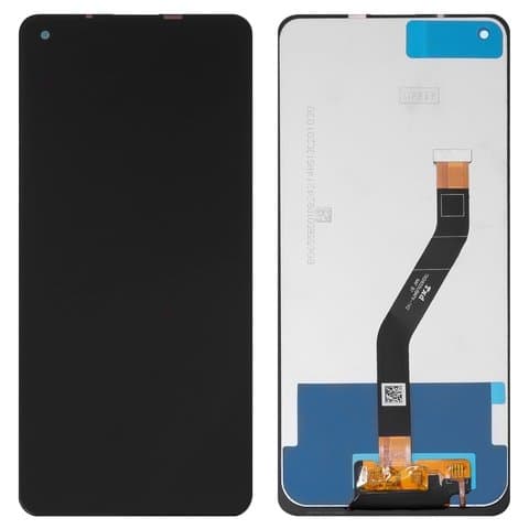 Дисплей Samsung SM-A215 Galaxy A21, черный | с тачскрином | High Copy | дисплейный модуль, экран