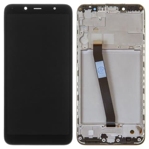 Дисплей Xiaomi Redmi 7A, MZB7995IN, M1903C3EG, M1903C3EH, M1903C3EI, черный | с тачскрином | с передней панелью | Original (реновация) | дисплейный модуль, экран