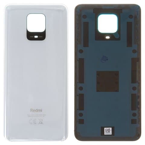 Задняя крышка Xiaomi Redmi Note 9S, Redmi Note 9 Pro, Redmi Note 9 Pro Max, M2003J6A1G, M2003J6B2G, белая, Glacier White, Original (PRC) | корпус, панель аккумулятора, АКБ, батареи