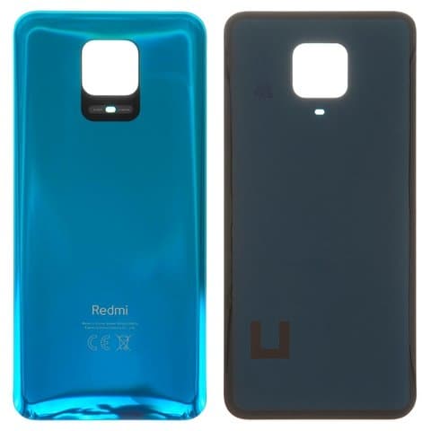 Задняя крышка Xiaomi Redmi Note 9S, Redmi Note 9 Pro, Redmi Note 9 Pro Max, M2003J6A1G, M2003J6B2G, синяя, Aurora Blue, Original (PRC) | корпус, панель аккумулятора, АКБ, батареи