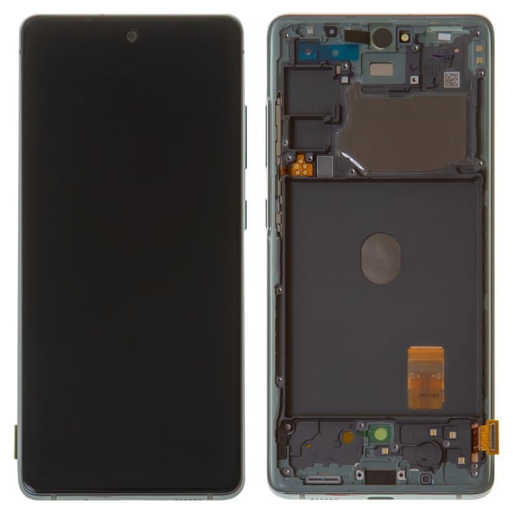 Дисплей Samsung SM-G780 Galaxy S20 FE, мятный | с тачскрином | с передней панелью | Original (Сервис-Центр), GH82-24220D, GH82-24219D | дисплейный модуль, экран