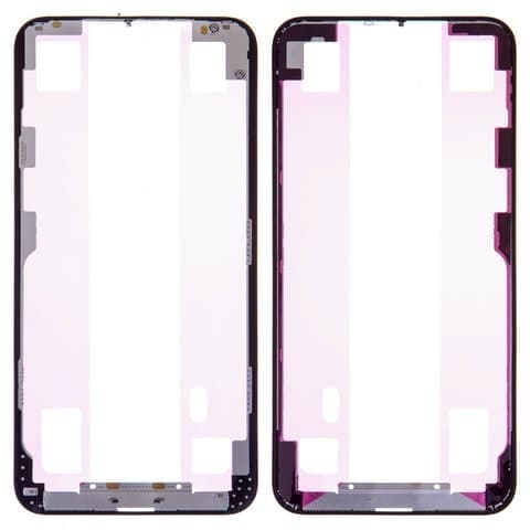 Рамка (основа) крепления дисплея Apple iPhone 11 Pro Max, черная, Original (PRC)