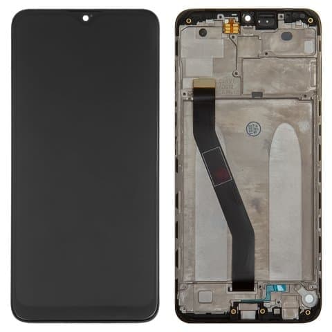 Дисплей Xiaomi Redmi 8, Redmi 8A, M1908C3IC, MZB8255IN, M1908C3IG, M1908C3IH, MZB8458IN, M1908C3KG, M1908C3KH, черный | с тачскрином | с передней панелью | High Copy | дисплейный модуль, экран, монитор