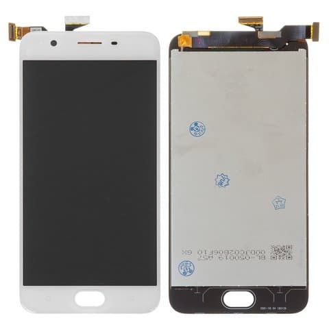 Дисплей Oppo A57, F3 Lite, CPH1701, белый | с тачскрином | Original (реновация) | дисплейный модуль, экран