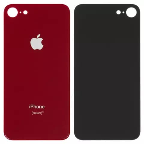 Задняя крышка Apple iPhone 8, красная, не нужно снимать стекло камеры, big hole, Original (PRC) | корпус, панель аккумулятора, АКБ, батареи