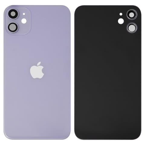 Задняя крышка Apple iPhone 11, фиолетовая, со стеклом камеры, Original (PRC) | корпус, панель аккумулятора, АКБ, батареи