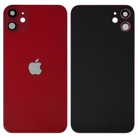 Задняя крышка Apple iPhone 11, красная, со стеклом камеры, Original (PRC) | корпус, панель аккумулятора, АКБ, батареи