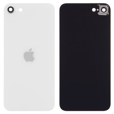Задняя крышка Apple iPhone SE 2020, белая, со стеклом камеры, Original (PRC) | корпус, панель аккумулятора, АКБ, батареи