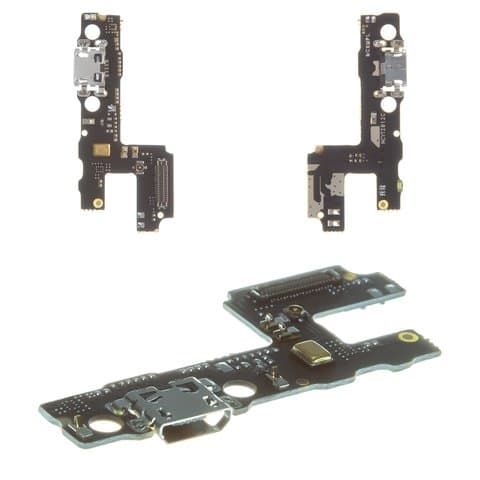 Плата зарядки Xiaomi Mi Play, M1901F9E, шлейф коннектора зарядки, с микрофоном, High Copy