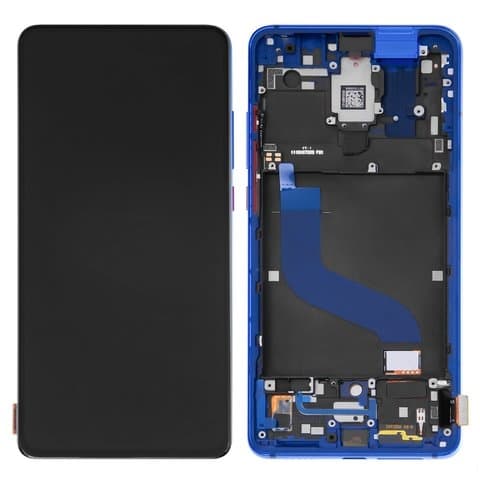 Дисплей Xiaomi Mi 9T, Mi 9T Pro, Redmi K20, Redmi K20 Pro, M1903F10G, M1903F11G, M1903F10I, M1903F11I, синий | с тачскрином | с передней панелью | Original (PRC) | дисплейный модуль, экран, монитор