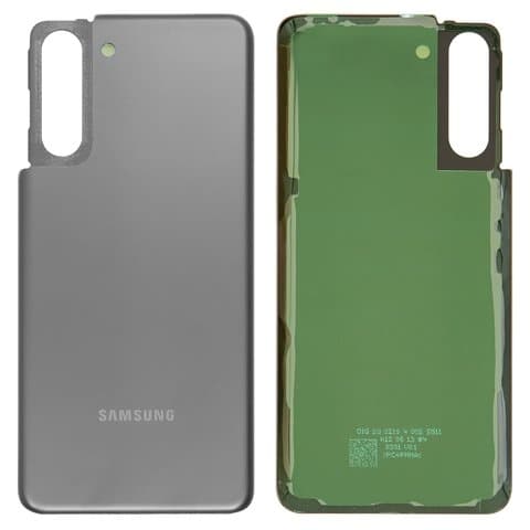 Задняя крышка Samsung SM-G991 Galaxy S21 5G, серая, Phantom Gray, Original (PRC) | корпус, панель аккумулятора, АКБ, батареи