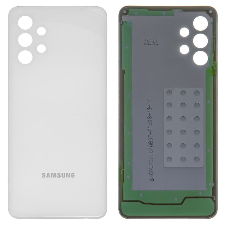 Задняя крышка Samsung SM-A325 Galaxy A32, белая, Awesome White, Original (PRC) | корпус, панель аккумулятора, АКБ, батареи