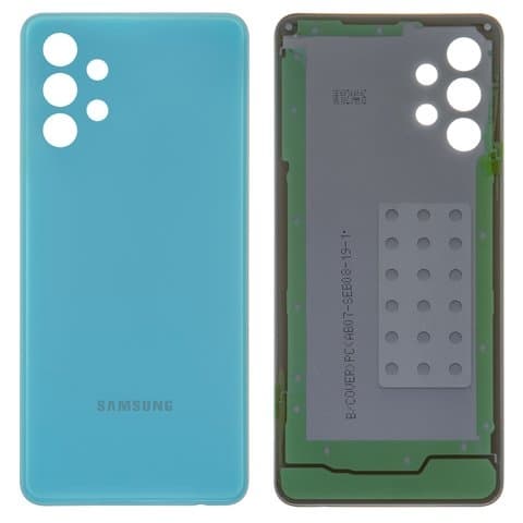 Задняя крышка Samsung SM-A325 Galaxy A32, голубая, синяя, Awesome Blue, Original (PRC) | корпус, панель аккумулятора, АКБ, батареи