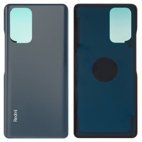 Задняя крышка Xiaomi Redmi Note 10 Pro, черная, серая, Shadow Black, Onyx Gray, Original (PRC) | корпус, панель аккумулятора, АКБ, батареи