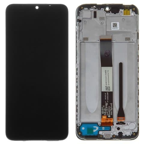 Дисплей Xiaomi Redmi 9A, M2006C3LG, M2006C3LI, M2006C3LC, Redmi 9AT, M2006C3LVG, Redmi 9C, M2006C3MG, M2006C3MT, M2006C3MNG, черный | с тачскрином | с передней панелью | Original (PRC) | дисплейный модуль, экран