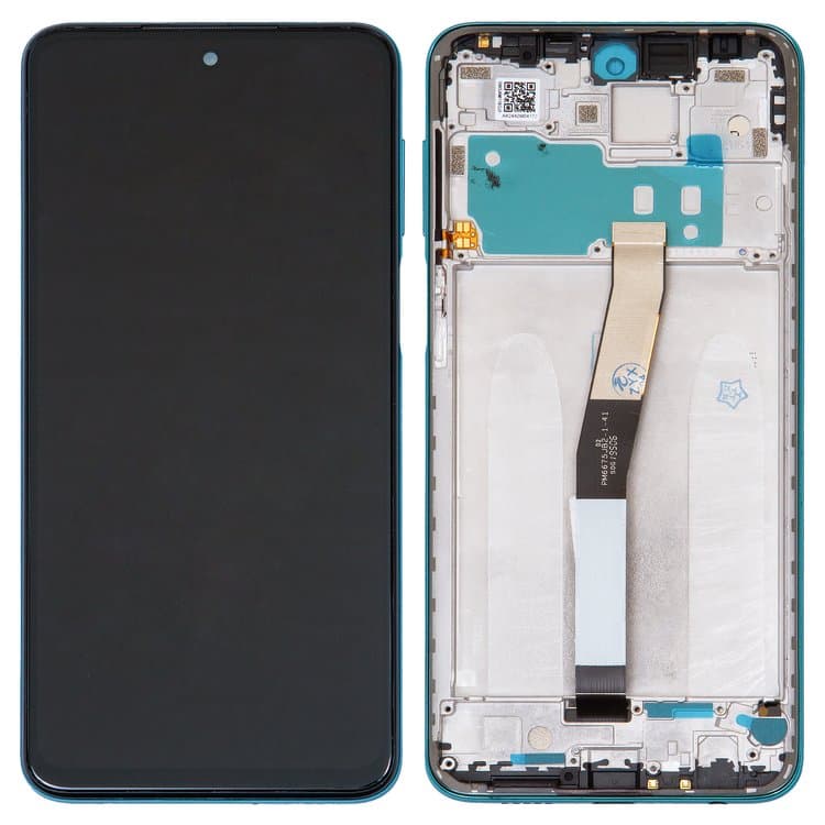 Дисплей Xiaomi Redmi Note 9 Pro, Redmi Note 9 Pro Max, Redmi Note 9S, M2003J6B2G, M2003J6A1G, зеленый | с тачскрином | с передней панелью | Original (реновация) | дисплейный модуль, экран