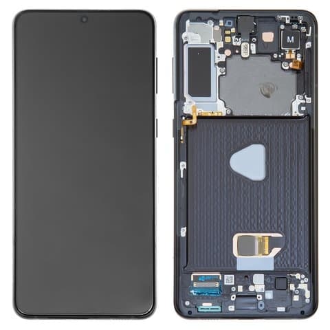 Дисплей Samsung SM-G996 Galaxy S21 Plus 5G, черный, Phantom Black | с тачскрином | с передней панелью | Original (PRC) | дисплейный модуль, экран, монитор