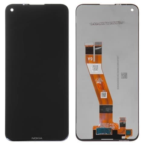 Дисплей Nokia 3.4 Dual Sim, 5.4 Dual Sim, чорний | з тачскріном | Original (PRC) | дисплейный модуль, экран