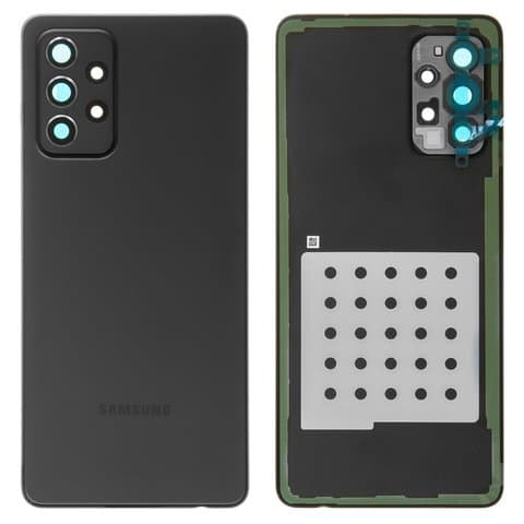 Задняя крышка Samsung SM-A725 Galaxy A72, черная, Awesome Black, Original (PRC) | корпус, панель аккумулятора, АКБ, батареи