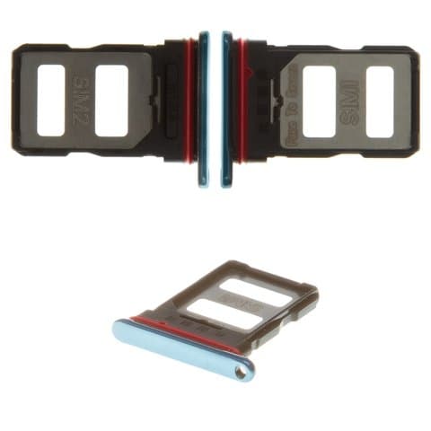 Тримач (лоток) SIM-карты Xiaomi Poco F3, синій, Original (PRC) | держатель СИМ-карты