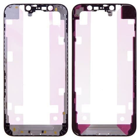 Рамка (основа) крепления дисплея Apple iPhone 12 Mini, черная, Original (PRC)