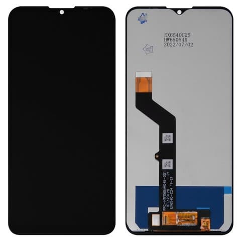 Дисплей Motorola Moto G9 Play, XT2083, черный | с тачскрином | Original (PRC) | дисплейный модуль, экран