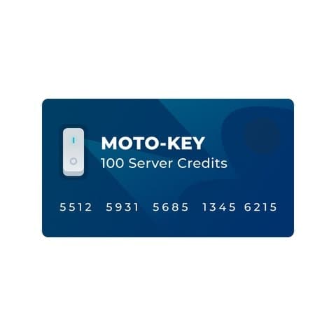 100 серверных кредитов Moto-Key