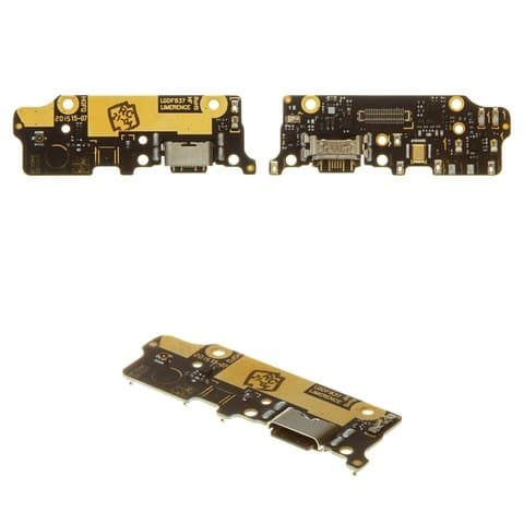Плата зарядки Xiaomi Mi 6X, Mi A2, M1804D2SG, M1804D2SI, шлейф коннектора зарядки, с микрофоном, Original (PRC)