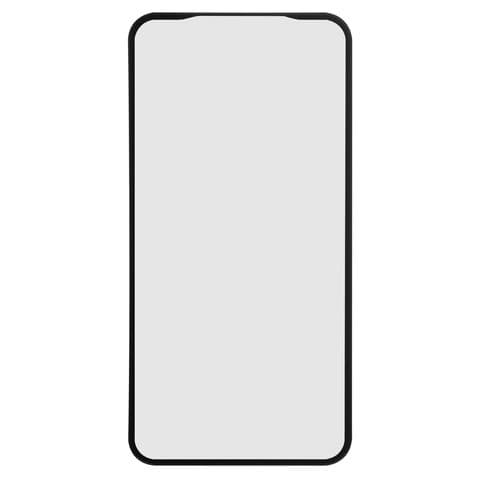 Закаленное защитное стекло Apple iPhone 11, iPhone XR, 0.2 мм, совместимо с чехлом, черное, Full Glue (клей по всей площади стекла), ceramica