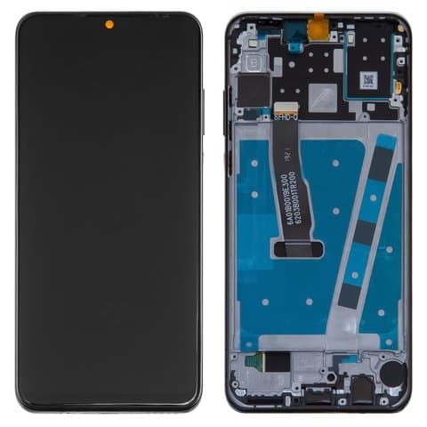 Дисплей Huawei Nova 4e, P30 Lite, MAR-LX1M, MAR-LX2, MAR-LX3A, черный, Midnight Black | с тачскрином | с передней панелью | Original (PRC) | дисплейный модуль, экран
