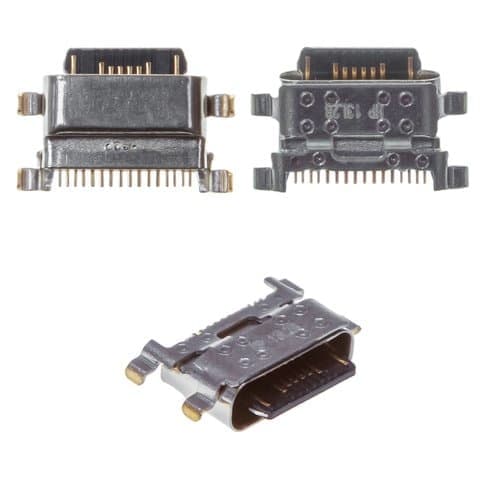 Коннектор зарядки для мобильных телефонов; планшетов, 16 pin, Type-C, тип 1