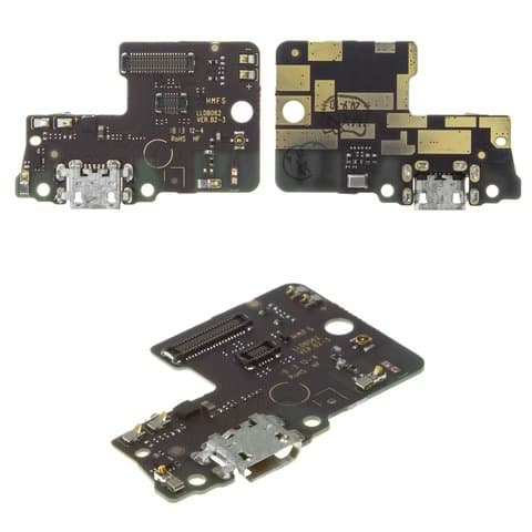 Плата зарядки Xiaomi Redmi S2, M1803E6G, M1803E6H, M1803E6I, шлейф коннектора зарядки, с микрофоном, Original (PRC)