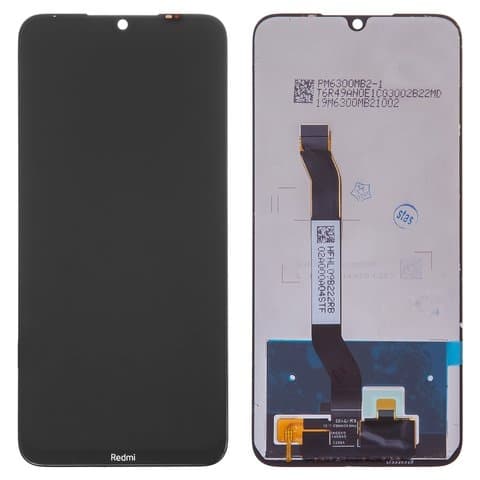 Дисплей Xiaomi Redmi Note 8, M1908C3JH, M1908C3JG, M1908C3JI, чорний | з тачскріном | High Copy, лого Redmi | дисплейный модуль, экран