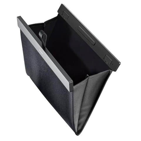 Органайзер Baseus Large Garbage Bag, черный, на спинку сидения, металл, PU кожа, #CRLJD-A01