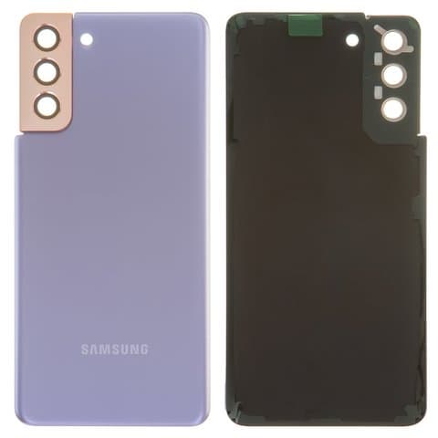 Задняя крышка Samsung SM-G996 Galaxy S21 Plus 5G, фиолетовая, Phantom Violet, со стеклом камеры, Original (PRC) | корпус, панель аккумулятора, АКБ, батареи