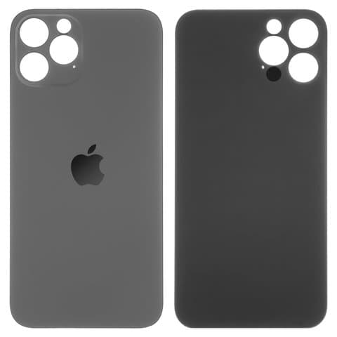 Задняя крышка Apple iPhone 12 Pro, серая, Graphite, не нужно снимать стекло камеры, big hole, Original (PRC) | корпус, панель аккумулятора, АКБ, батареи