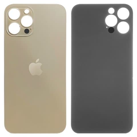 Задняя крышка Apple iPhone 12 Pro, золотистая, не нужно снимать стекло камеры, big hole, Original (PRC) | корпус, панель аккумулятора, АКБ, батареи