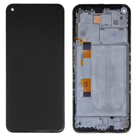 Дисплей Xiaomi Redmi Note 9T, Redmi Note 9 5G, M2007J22C, чорний | з тачскріном | в передній панелі | Original (PRC) | дисплейный модуль, экран