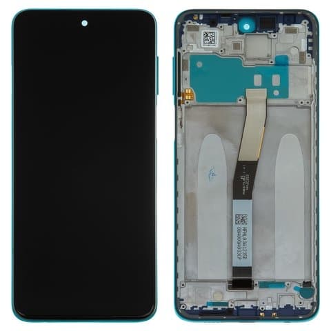 Дисплей Xiaomi Redmi Note 9 Pro, Redmi Note 9 Pro Max, Redmi Note 9S, M2003J6B2G, M2003J6A1G, синий | с тачскрином | с передней панелью | Original (PRC) | дисплейный модуль, экран, монитор