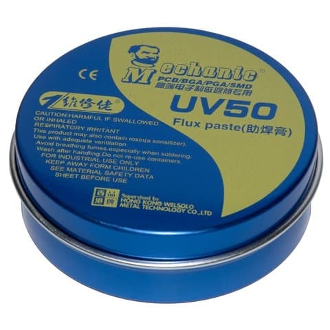 Флюс-паста Mechanic UV50, безгалогенная, 40 г