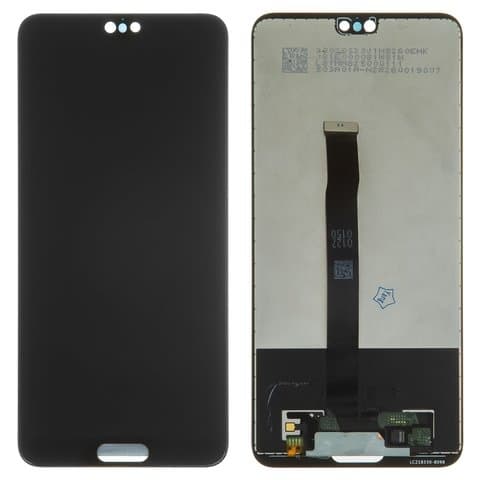 Дисплей Huawei P20, EML-L29, EML-L09, чорний | з тачскріном | Original (реновація) | дисплейный модуль, экран