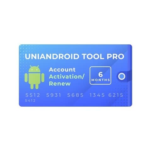 Активация аккаунта / Продление доступа к UniAndroid Tool Pro на 6 месяцев